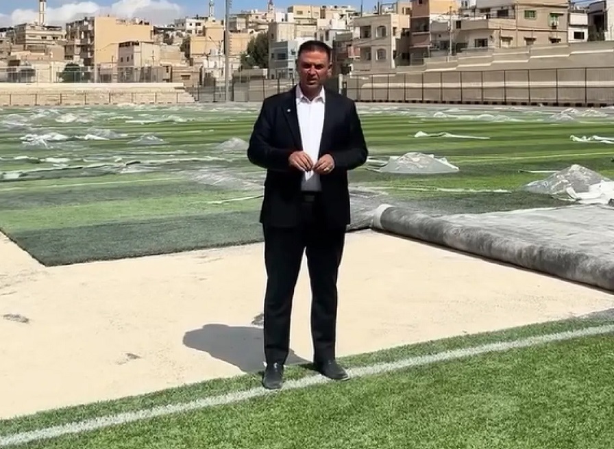 المصري :ملعب الزرقاء البلدي افتتح ولم يكن مطابقا للمواصفات