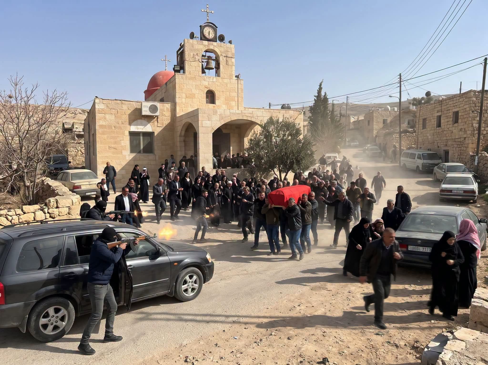 شهود عيان يكشفون تفاصيل إطلاق مسلحين النار داخل كنيسة في الكرك