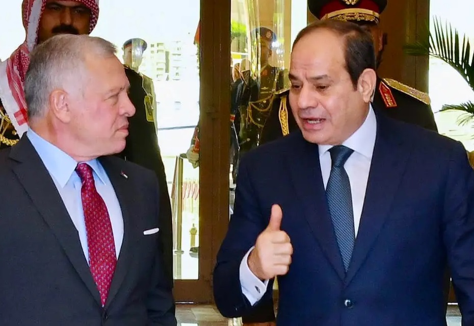 السيسي يعزي الأردن بضحايا الهجوم الإرهابي في الكرك