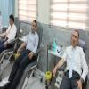 شاهد بالصور ..  حزب النهج الجديد يتبرع بالدم لأهالي قطاع غزة 