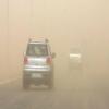 الأشغال تحذر المواطنين من تدني الرؤية الأفقية بسبب الغبار