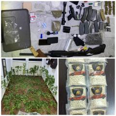 شاهد بالصور مكافحة المخدرات تنفذ سلسلة من الحملات الأمنية في محافظات المملكة 