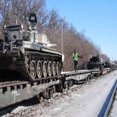روسيا تقصف قطارا يحمل أسلحة غربية لأوكرانيا