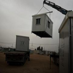 تدشين مشروع تأمين مساكن في مخيم الزعتري