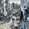 197 يوما للحرب  ..  غارات على غزة والاحتلال يواصل حملته بالضفة 