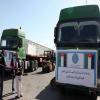 الأردن يسير 41 شاحنة من المواد الغذائية لقطاع غزة